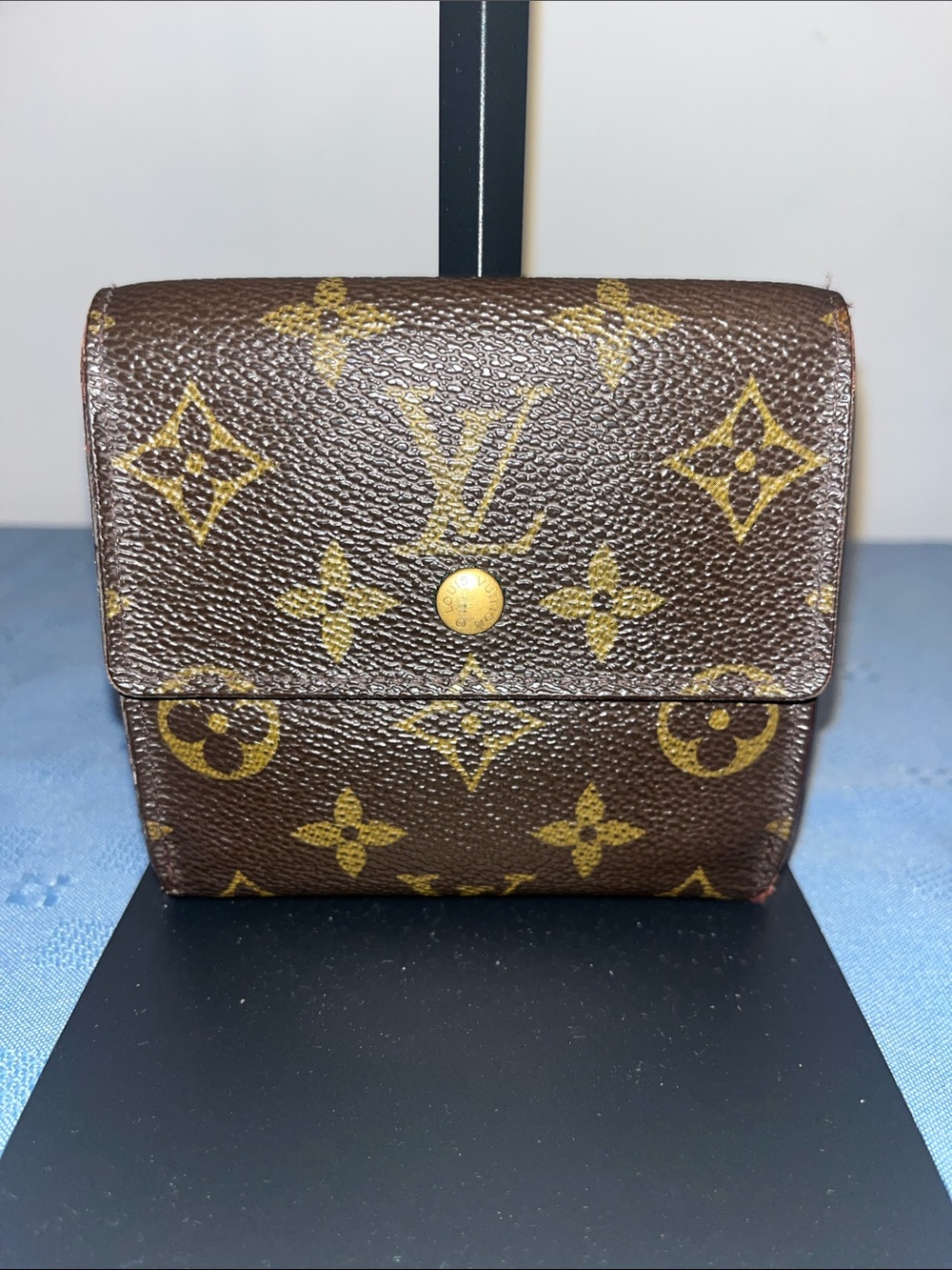 Louis Vuitton Brown and Gold Monogram Compact  Wallet